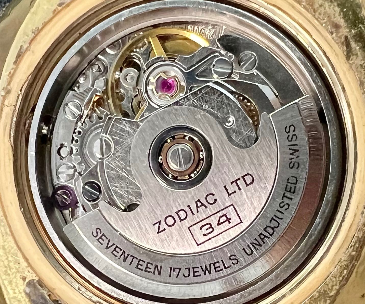 Zodiac Montres: Zodiac plaqué or Automatic date – D'occasion à Sion par ROBY_ROBY_ROBY 8