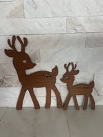 Holzdekoration Reh