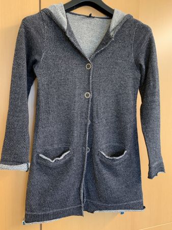 Kenny S. Strickjacke mit Kapuze, Gr. 34