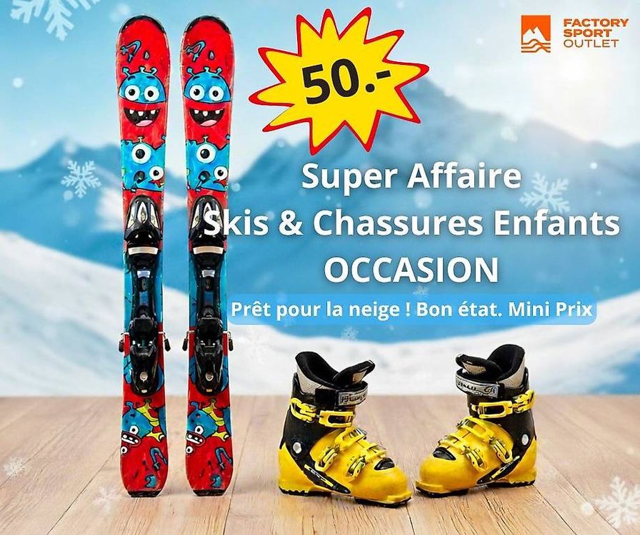 Skis Enfant HEAD FOX 90 Cm Avec Fixations Tyrolia 30, Made In Austria, Occasion