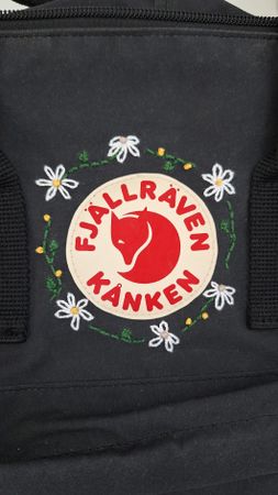 Fjällräven Kånken, handbesticktes Unikat
