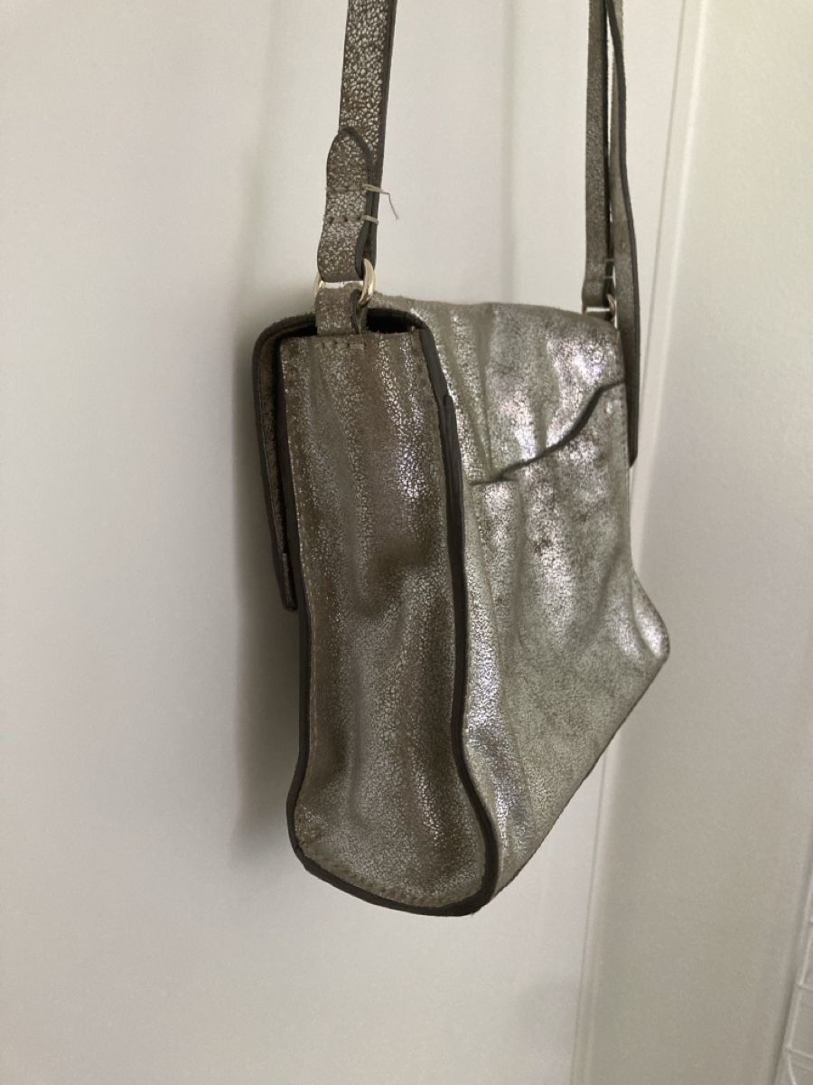 Clarks Taschen für Damen: Silberne Ledertasche von Clarks – Gebraucht aus Winterthur von fraufabula 1