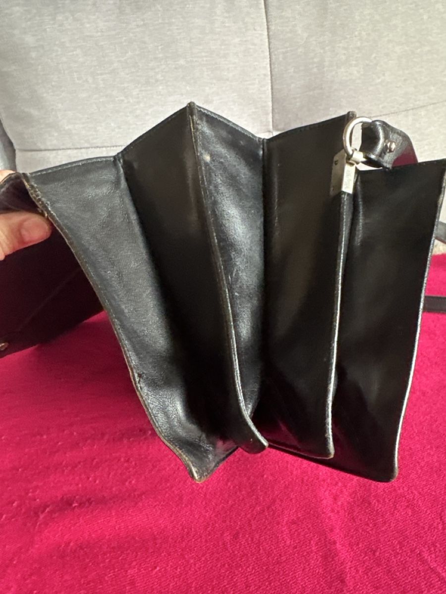 Aigner Borse da donna: Handtasche von Étienne Aigner. Schwarz Leder. – Usato da Zürich venduto da Thomaslue 3