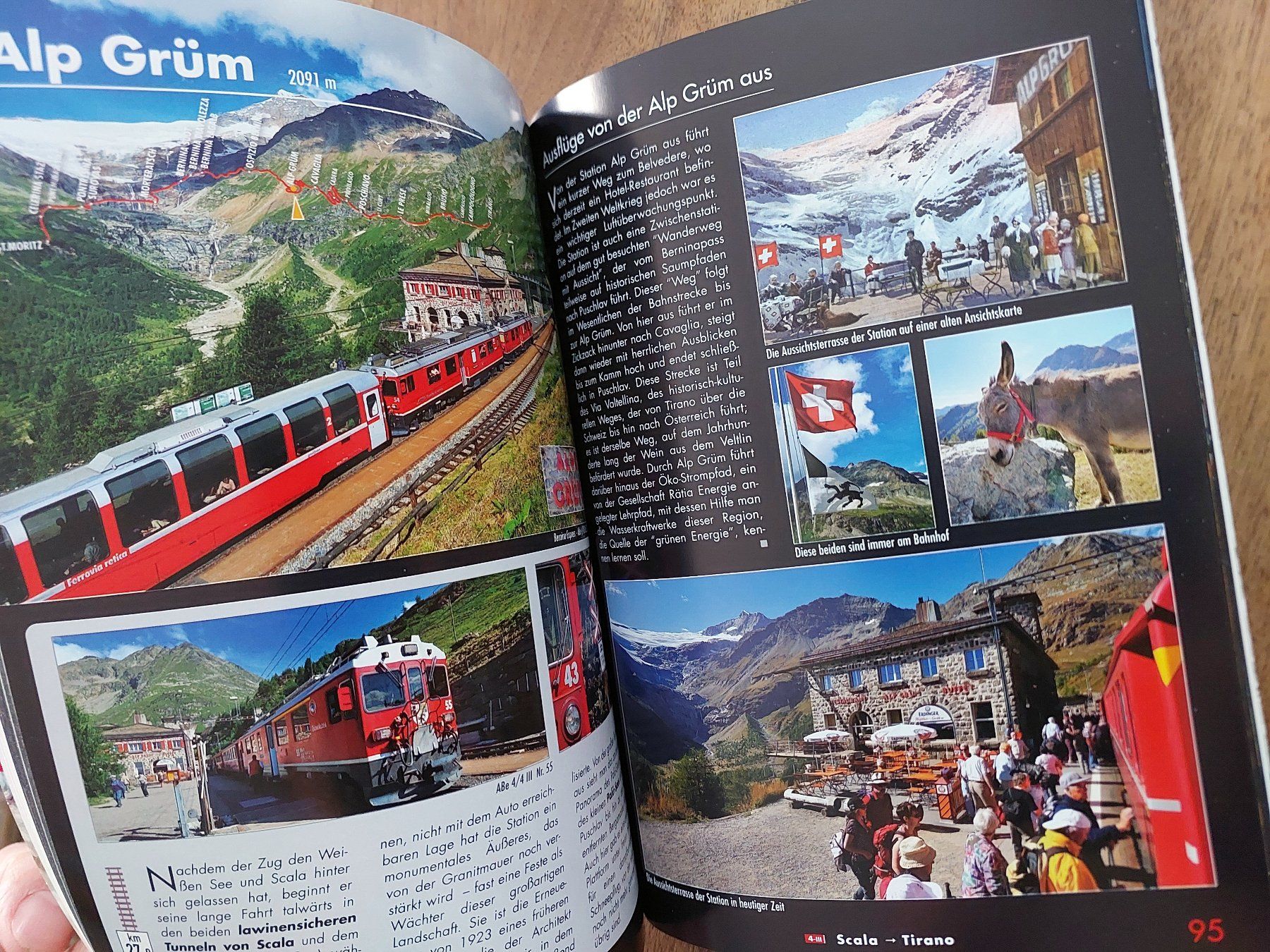 Bücher: Reiseführer - Die Berninabahn – Gebraucht aus Schönenwerd von Steidi 4