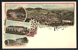 Litho Herisau, Heinrichsbad, Krankenhaus
