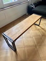 Holzbank Manchester Metall Industrial Vintage 145 x 35 cm 