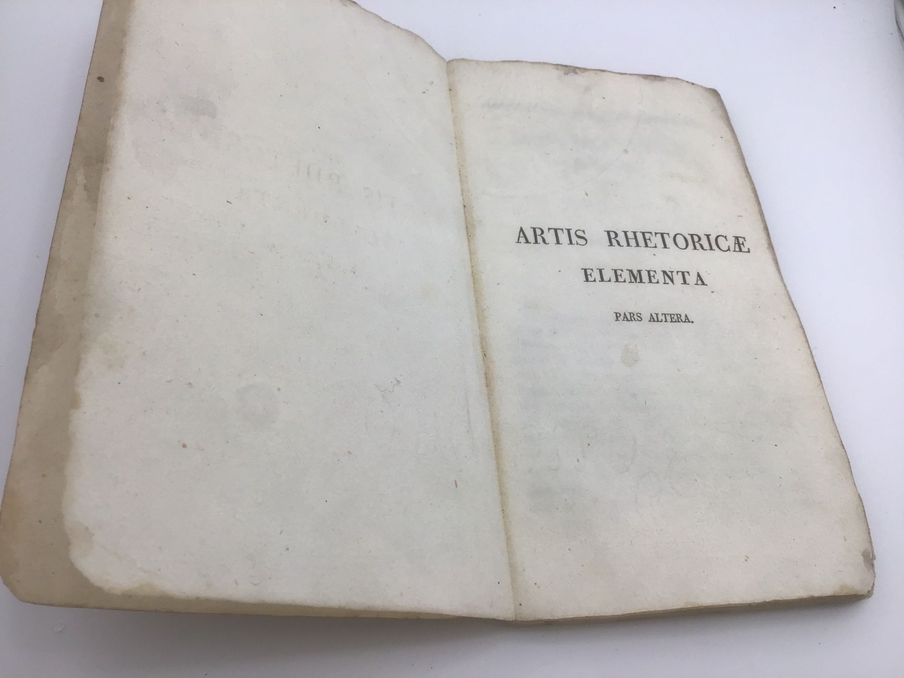 Livres: Artis rhetorice elementa pars altera – Défectueux à Nods par loredana18 5