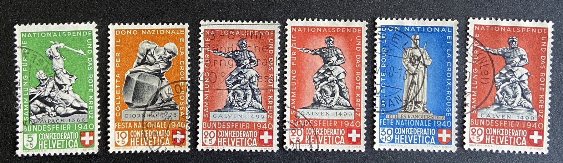 Tutti i francobolli: Pro Patria 1940  Einzelmarken – Difettoso da Böckten venduto da Hansi36 2