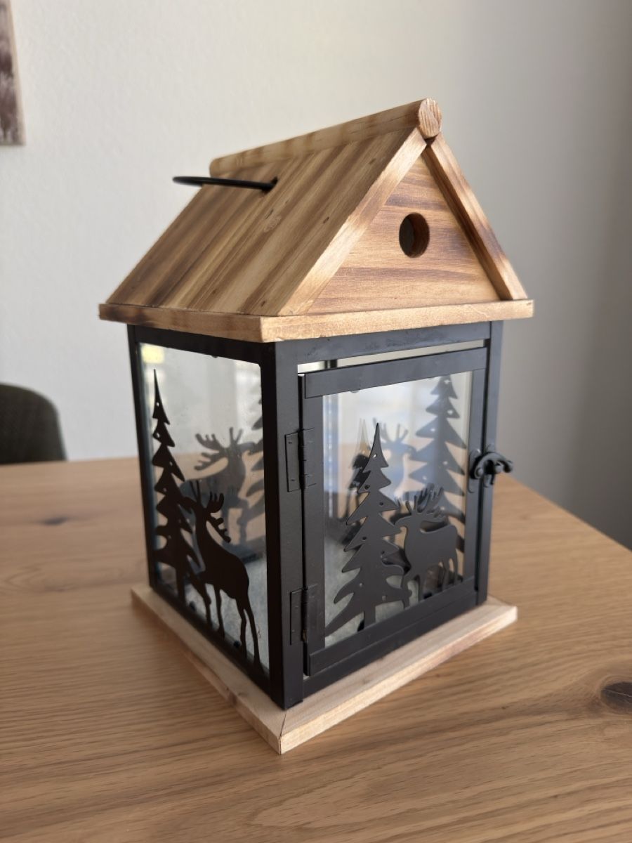Lanterne: Winter-Laterne mit Wald-Motiv – Nuovo (secondo la descrizione) da Sarmenstorf venduto da Nathaliie_21