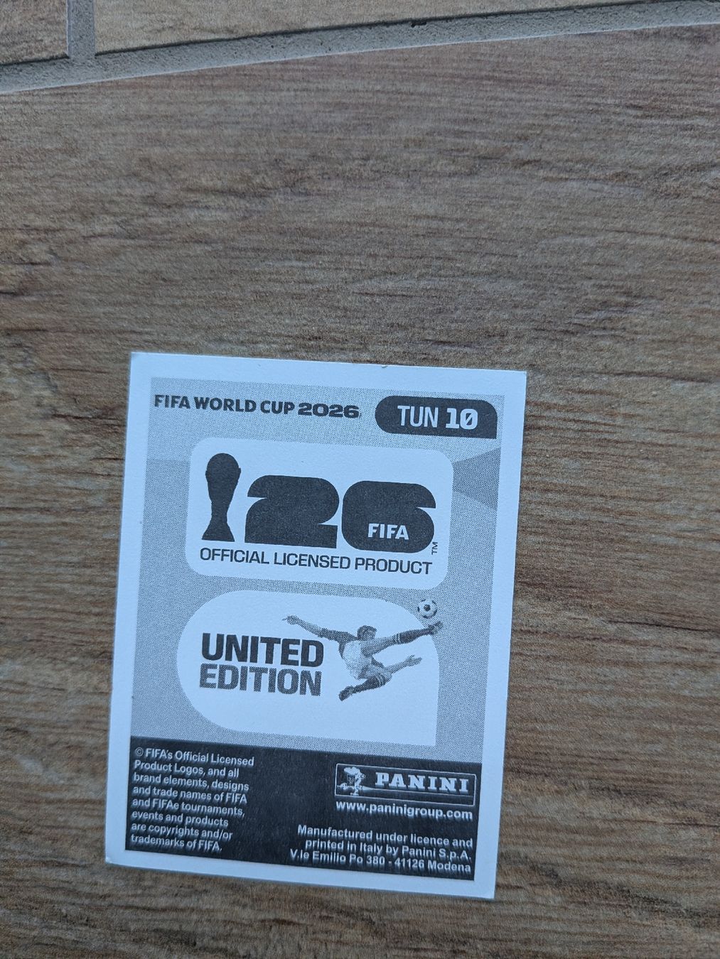 Panini Carte collezionabili: Panini Bild TUN 10 – Usato da Eschenbach SG venduto da SanFranciscoCalifornia 1