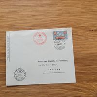 Luftpost Zürich-Genf 1939 Sonderpostflug Genfer Konvention