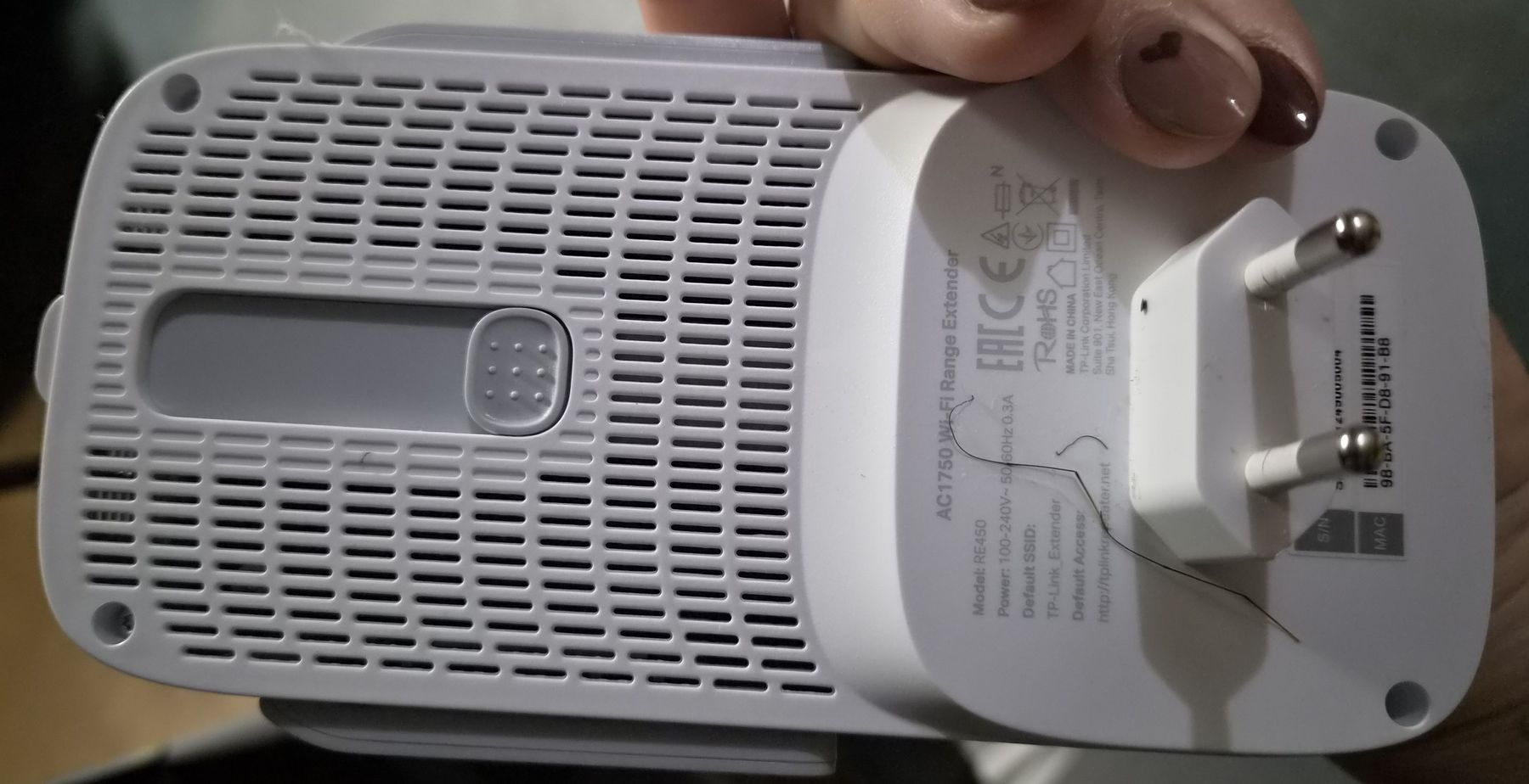 TP-Link Wlan: TP-Link AC1750 Wi-Fi Range Extender, Modell RE450 – Gebraucht aus Seon von Julia87 1