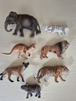 7 Schleich Tierfiguren Safari-Tiere-Set 🦒🐘🐅