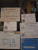 Antike Briefpost (BL Zeitung) mit physischen Briefmarken