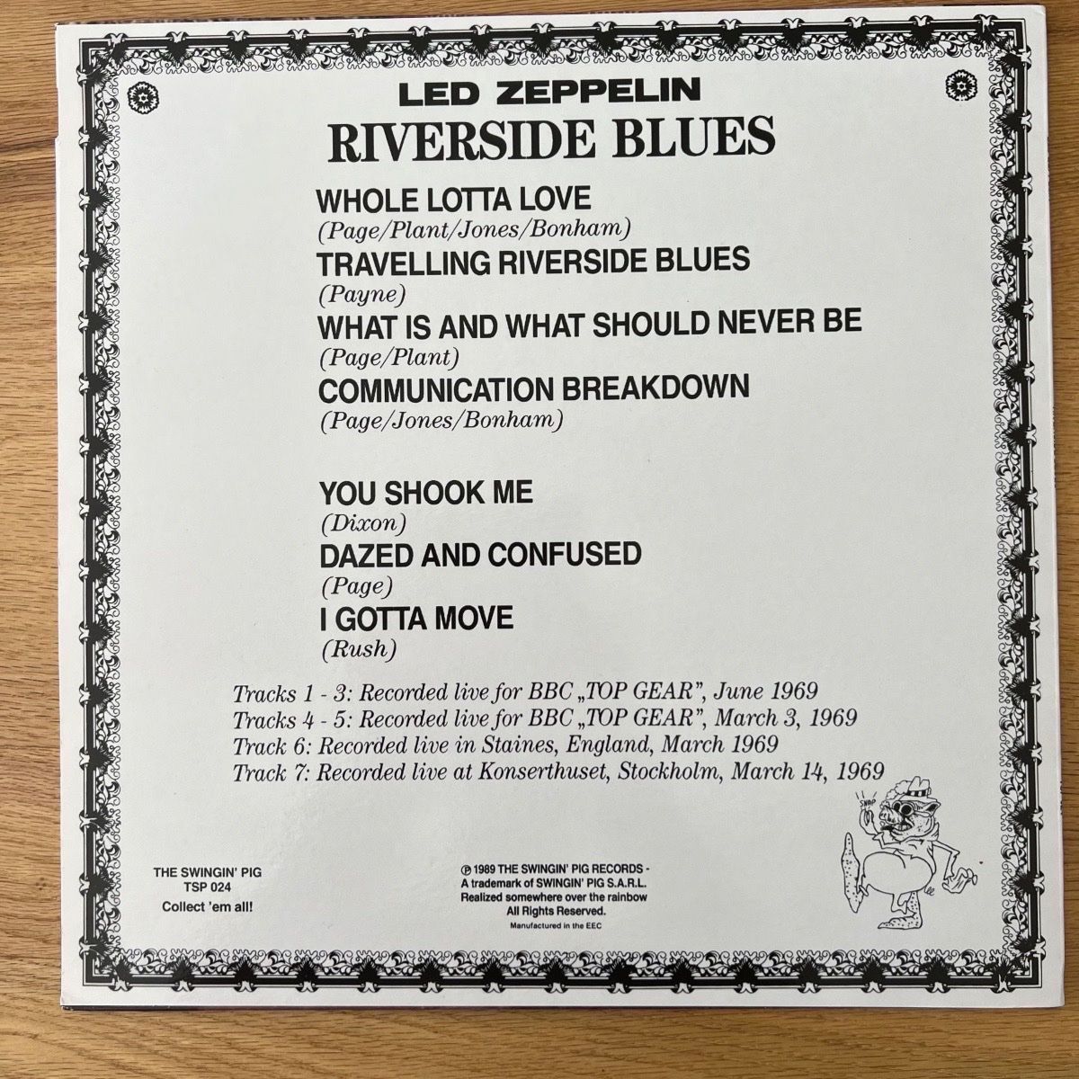 Dischi in vinile: Led Zeppelin - Riverside Blues / 1. D-Press. 1989 - TOP – Usato da Gais venduto da soundcave57 2
