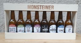 1/2 Meter Bier Holzkiste - Monsteiner - leer