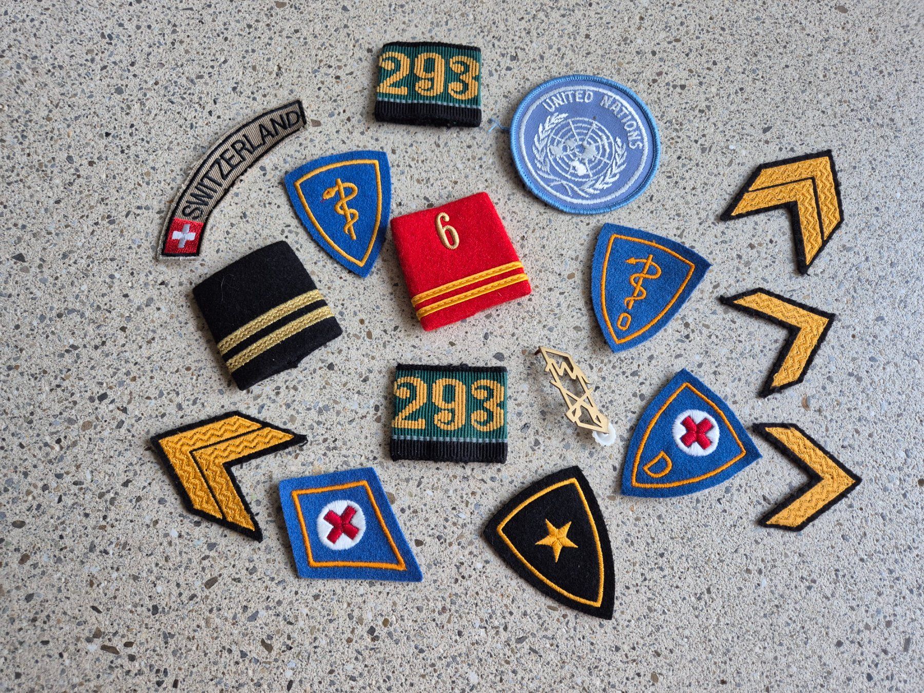 Schweizer Armee Placchette & Badge: *** Abzeichen Sammlung *** – Usato da Riedholz venduto da fr_sIruP