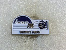 Ansteckpin 126: Adde pos gegen Aids