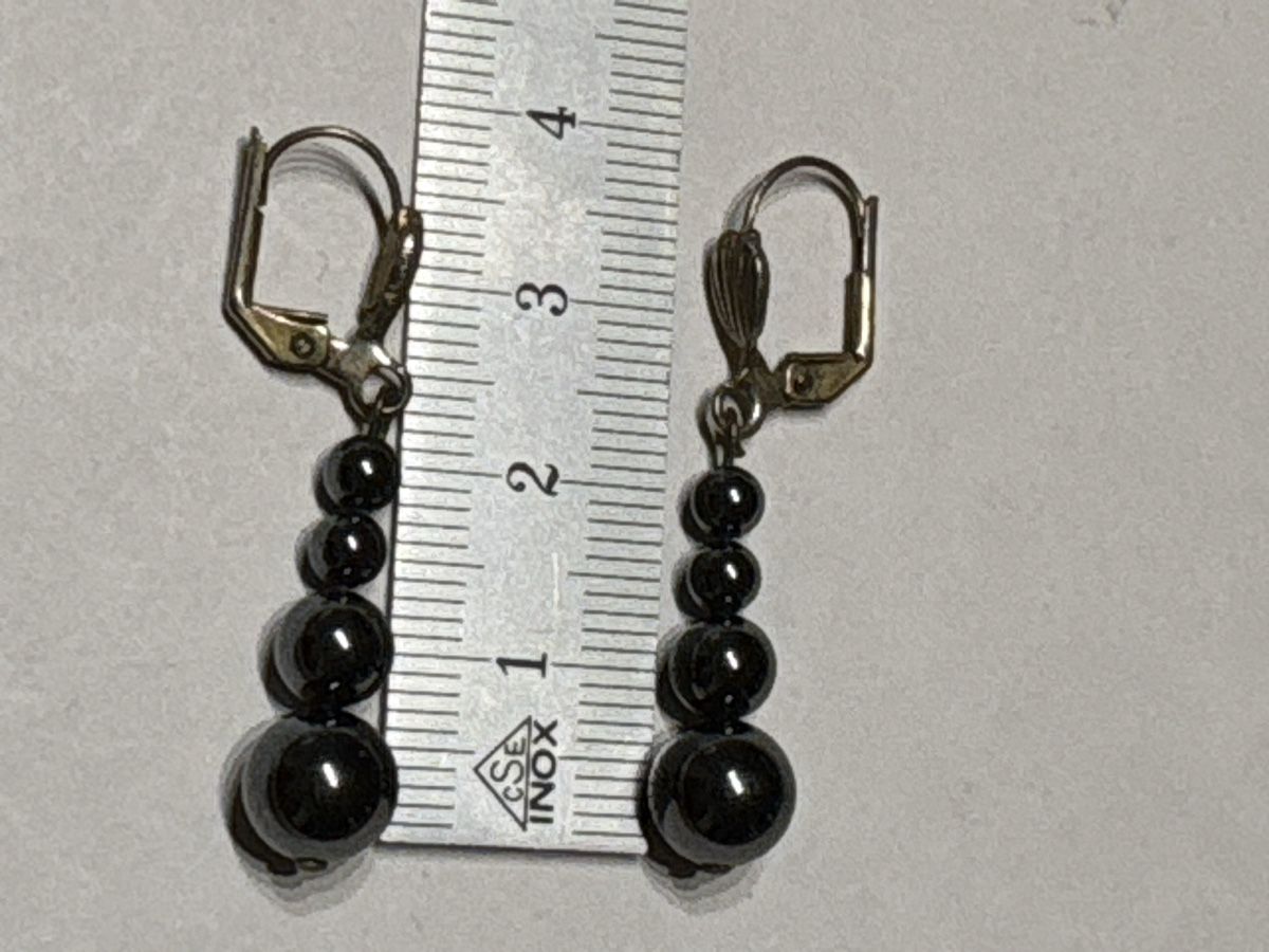 Orecchini pendenti & Orecchini a lobo: Ohrhänger mit Hämatit – Usato da Rümlang venduto da BoutiqueMonique16
