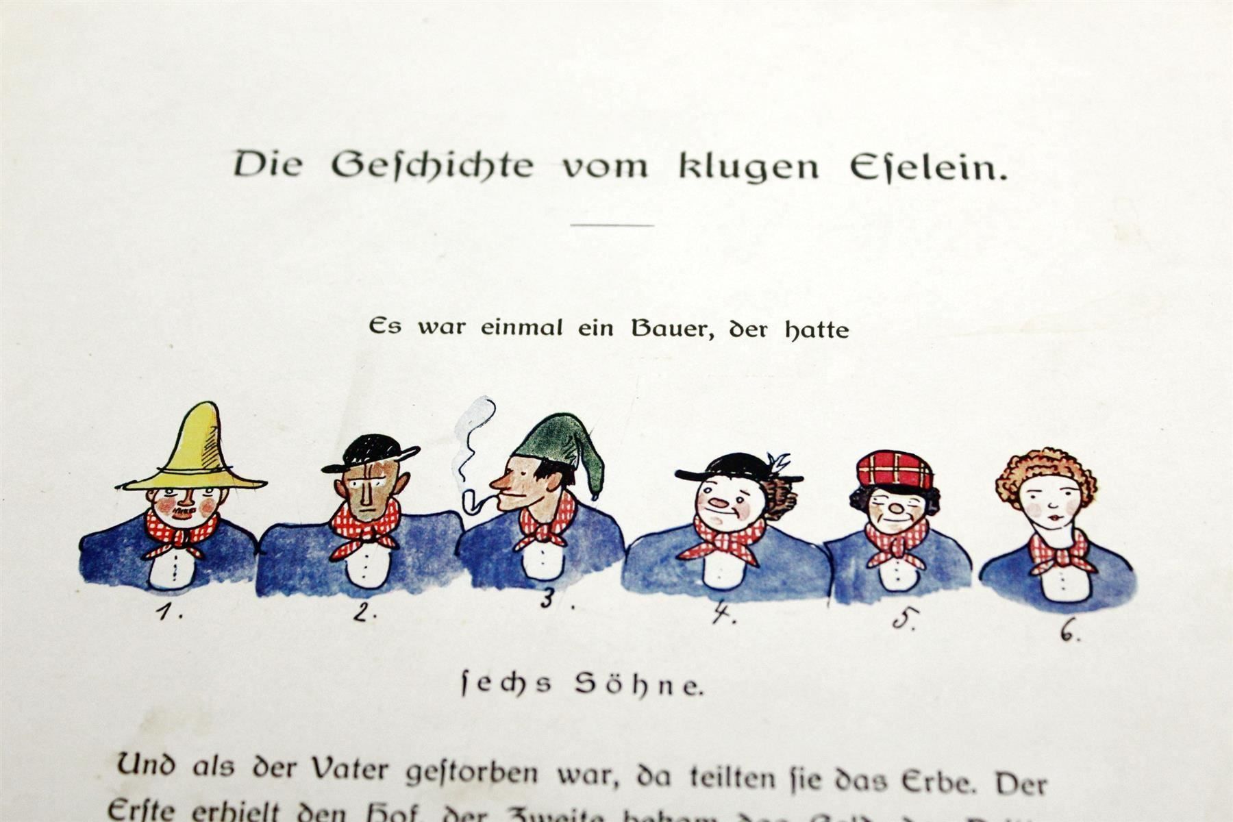 Libri: Ernst Ferdinand/Hedwig Dolder: VOM KLUGEN ESELEIN, 1923, EA – Usato da Bern venduto da kultiges 1