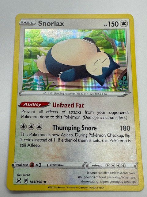 Pokémon Carte collezionabili: Snorlax - Holo – Nuovo (secondo la descrizione) da Nussbaumen AG venduto da Pika-Shop