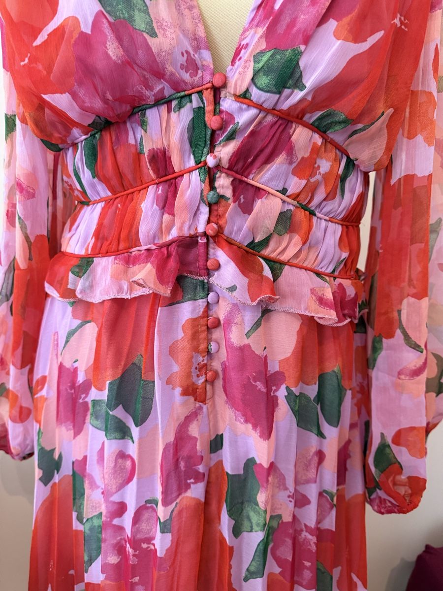 Asos Vestiti: Robe de soirée/cocktail fleurie – Nuovo (secondo la descrizione) da Le Locle venduto da tchanatakoua 2