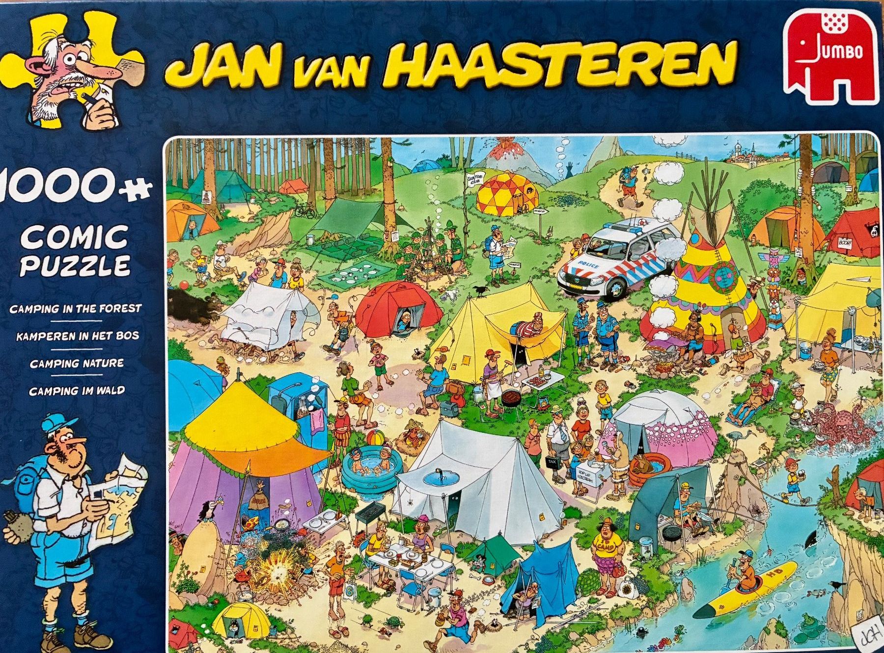 Puzzles: Puzzle JAN van HAASTEREN - Camping im Wald – Gebraucht aus Ammerzwil BE von Frama0