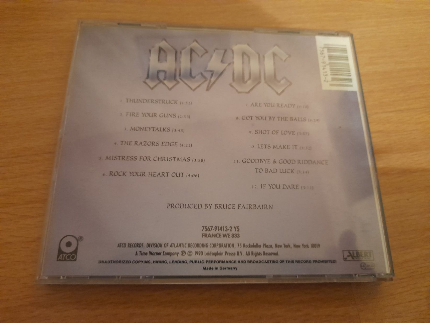 CD: CD AC/DC - The Razors Edge – Usato da Lustmühle venduto da chevi03 2