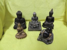 Sammlung von 5 Buddha