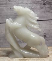 Weisses Jade Pferd A 955g