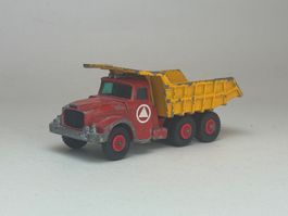 GB- Lesney Scammell Tipper Truck gelb King Size