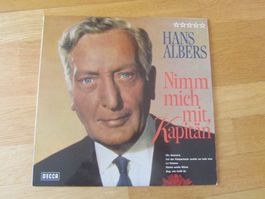 Hans Albers Nimmmich mit, Kapitän Vinyl LP Decca-Schallpl...