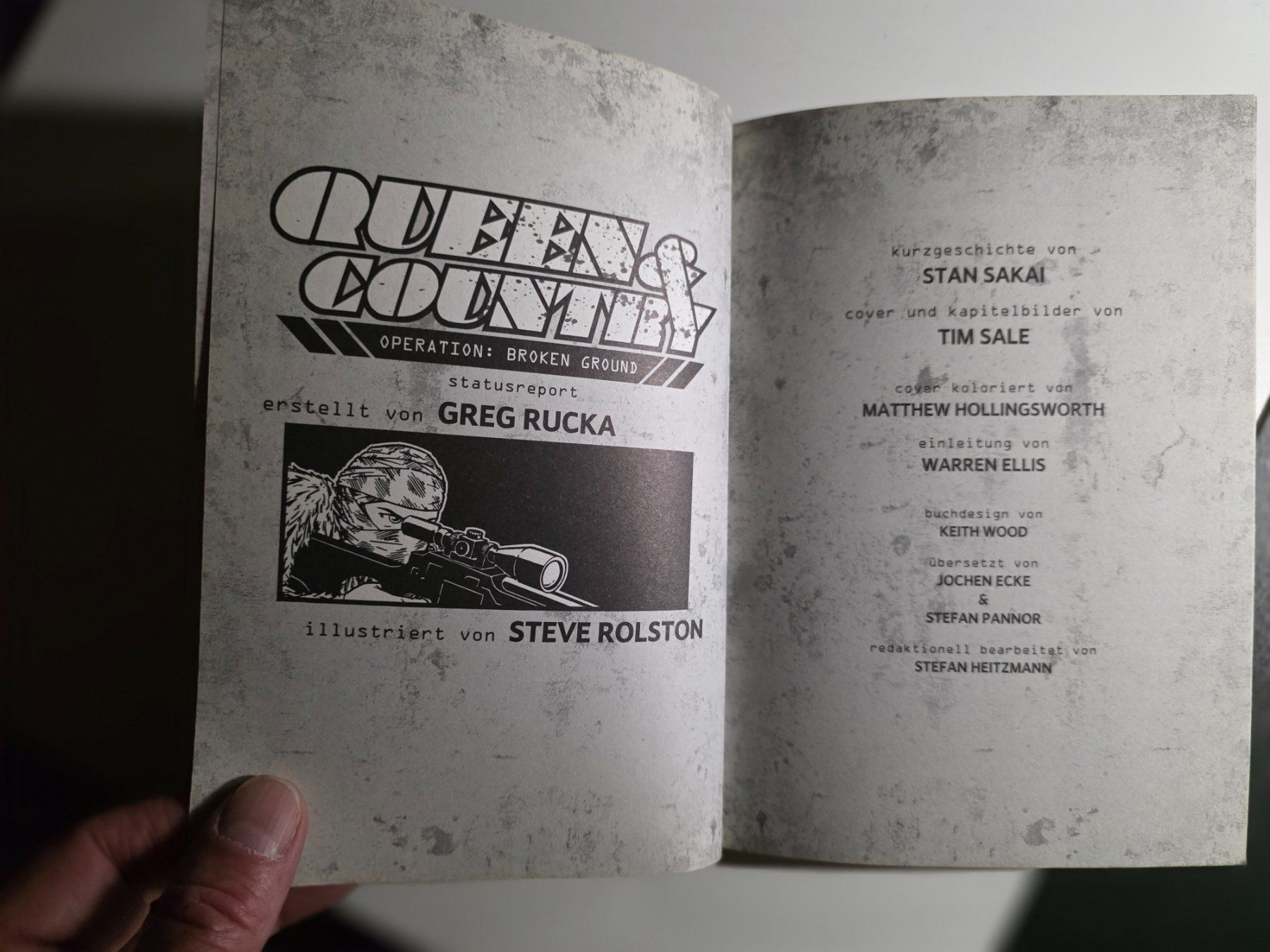 Fumetti: Comic: Queen & Country Operation Broken Ground 2004 – Usato da Walterswil BE venduto da Lonitti 3