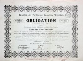 Politische Gemeinde Wetzikon, Wetzikon - 1874
