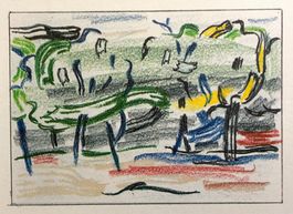 ROY LICHTENSTEIN "ROAD BEFORE THE FOREST"