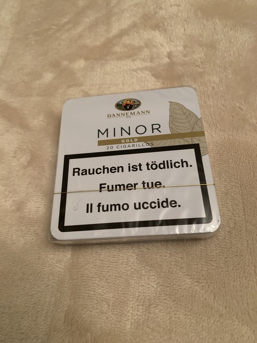 Sigari: 1 Schachtel Dannemann Minor Gold – Nuovo e nell'imballaggio originale da Zug venduto da specki5 2