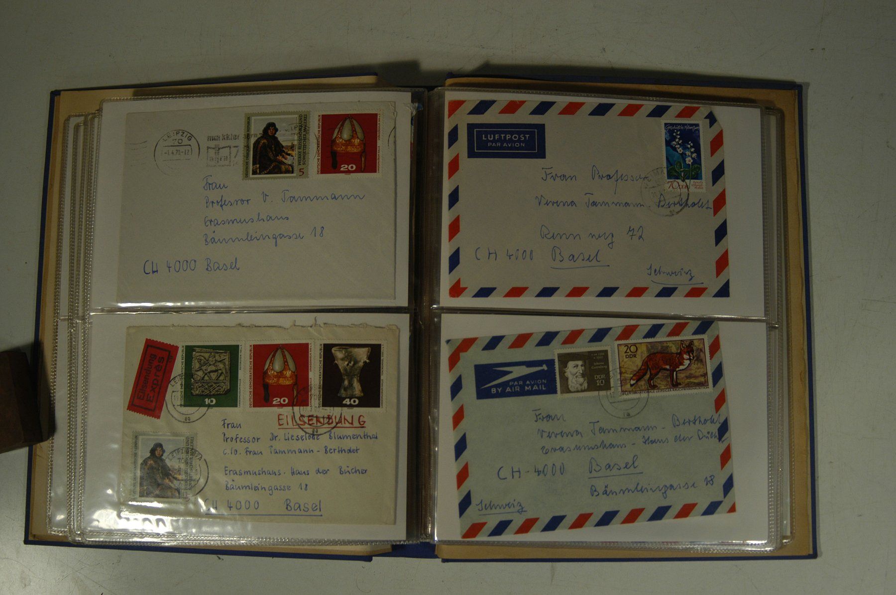 Tutti i francobolli: Ersttagsbriefe DDR auch Luftpost ca. 60 Stück – Usato da Herisau venduto da Wisen 6