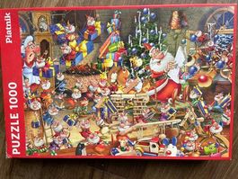 Puzzle: Beim Weihnachtsmann und seinen helfern