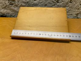 Holz–Buchständer klein Vintage