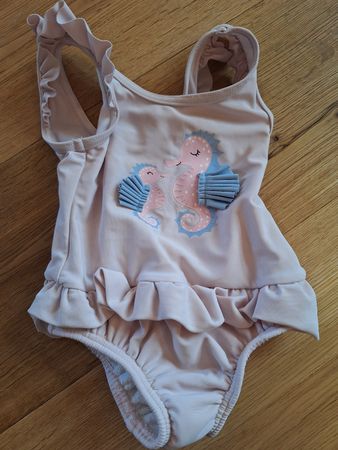 Süesses Badikleidli / Badeanzug mit Seepferdchen, Gr. 74/80