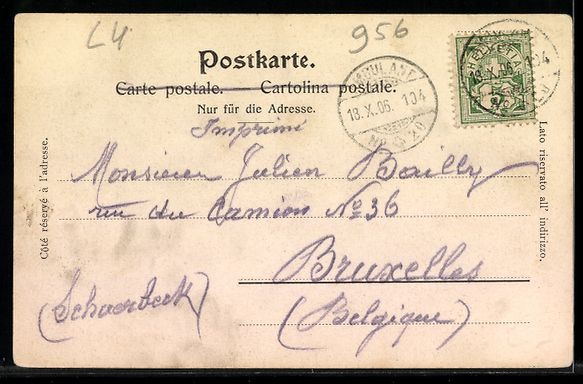 Cartoline postali: AK Luzern, Bahnhof, Ortsansicht mit Rigi – Usato da Berlin venduto da bartko-reher 1