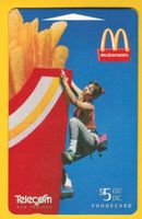 Telefonkarte Neuseeland McDonald's