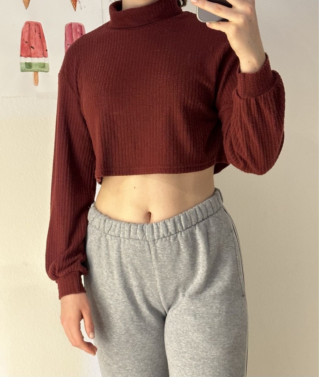 Shein Maglioni & Felpe: Rollkragenpullover von Shein Rot – Nuovo (secondo la descrizione) da Oberwil BL venduto da viviii.mz