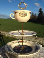 Grosse Etagere mit Obernai Elsass Gedeck