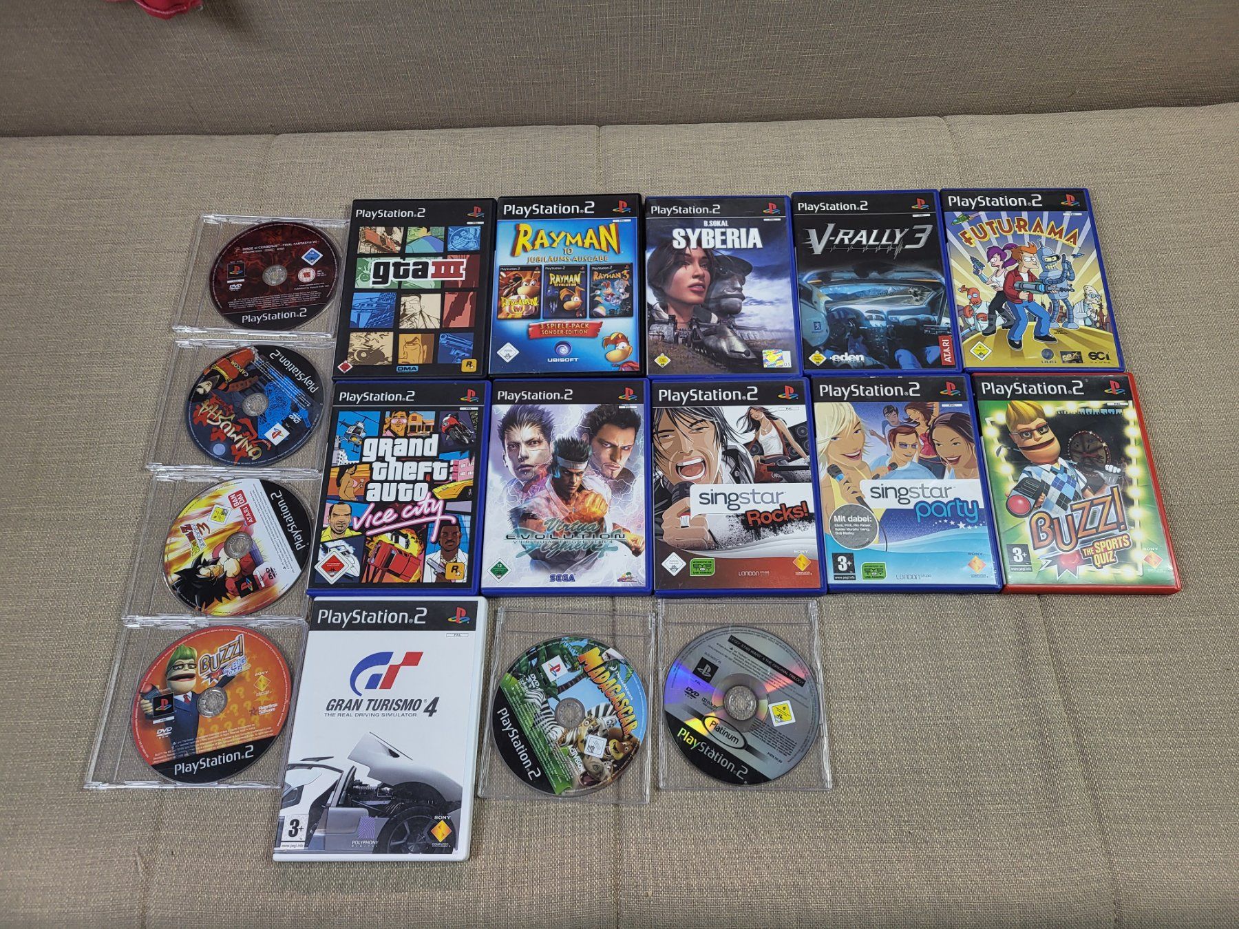 Spiele: PlayStation 2 Sammlung 17st. – Gebraucht aus Schwanden von kisi79