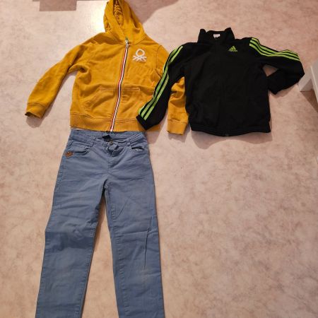 Jungen Kleiderpaket Gr. 140 Adidas Benetton