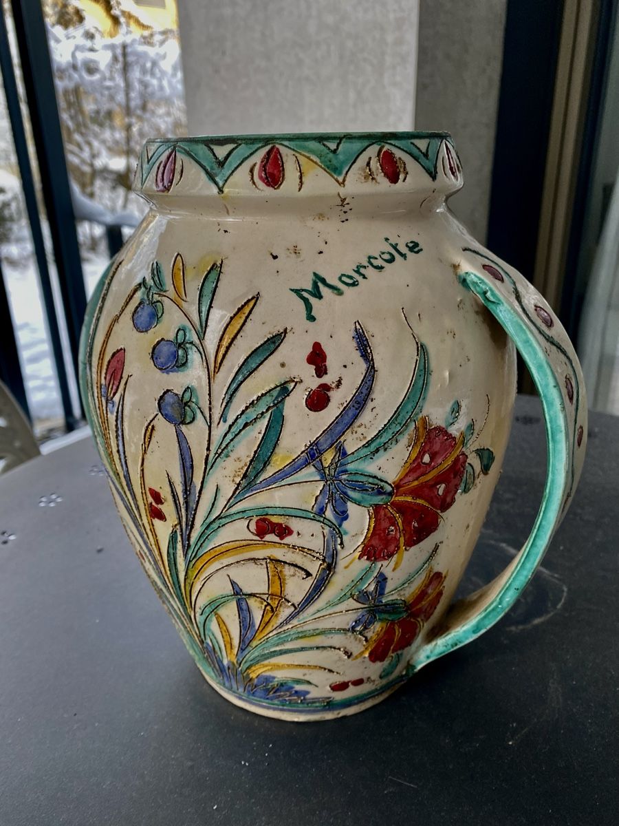 Vasi & Recipienti: Grösse handgemalte Vase. – Usato da Zürich venduto da Manubene 5