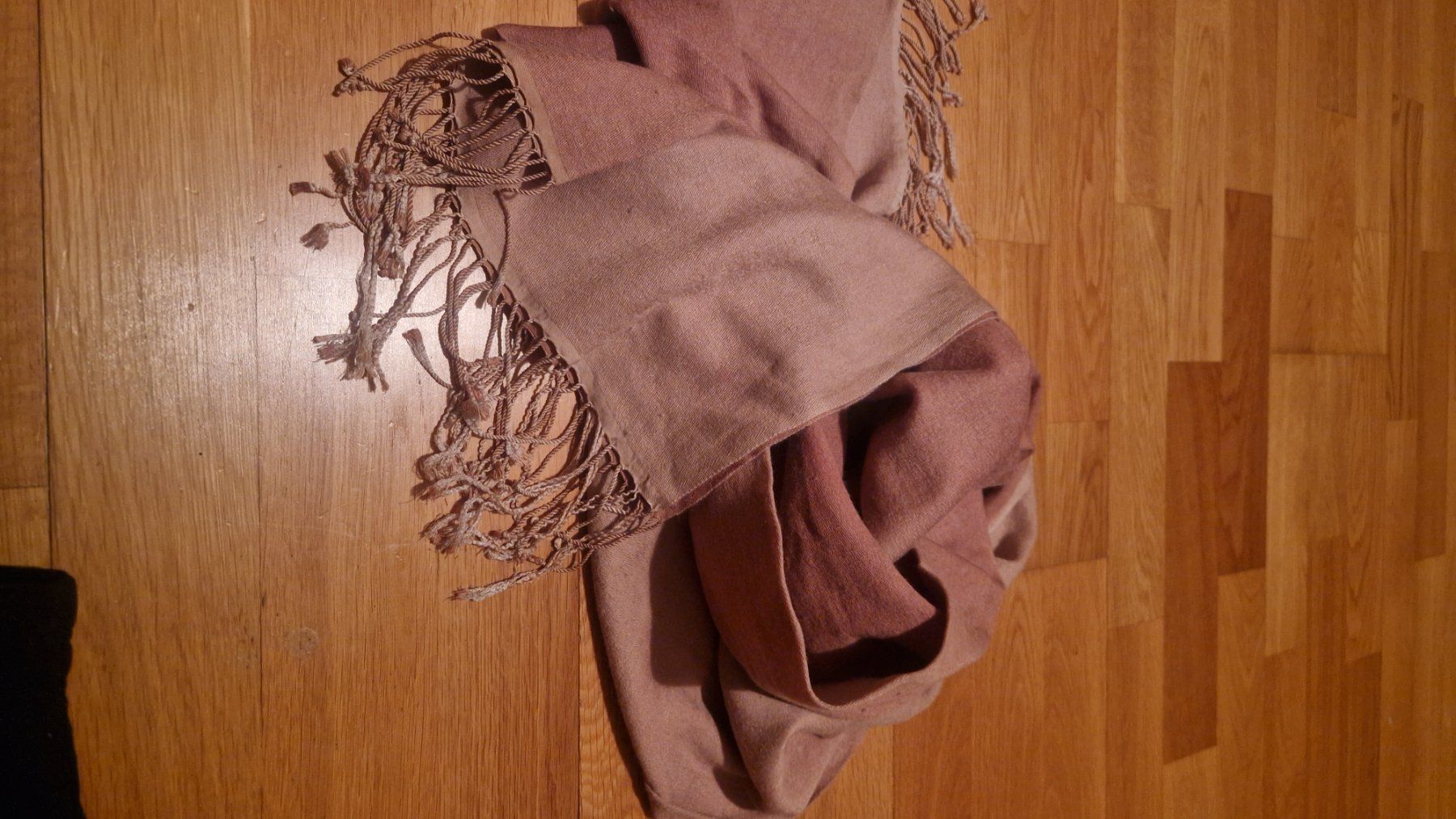 Foulards, Tücher & Schals: Weicher Kashmir- Seide- Schal  beige/braun – Gebraucht aus Zürich von Orelie01 2