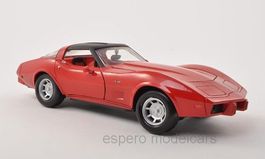 Chevrolet Corvette C3 Phase IV 1978-1979 rot / schwarz  1:24