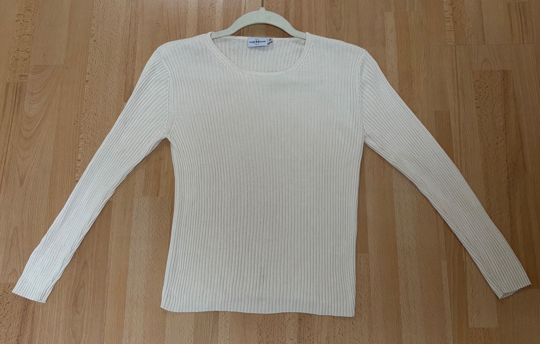 Maglioni & Felpe: Laura Berlucchi - Pullover - 100% Seide - Ecru - Gr. 38 – Usato da Zofingen venduto da Justizia_01
